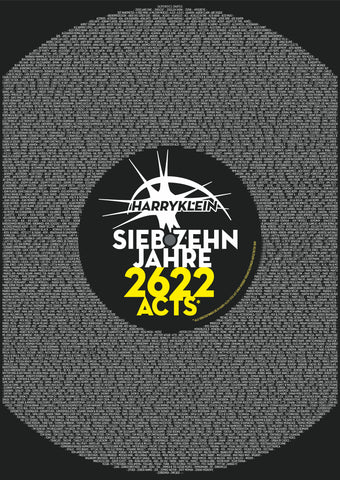 "17 Jahre & 2622 Act*s" • Poster